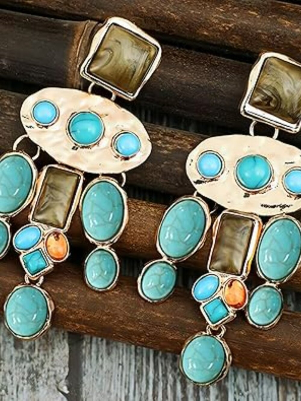 New Western Boho Earrings Big Chandelier Jewelry Statement Hippie Standout Set